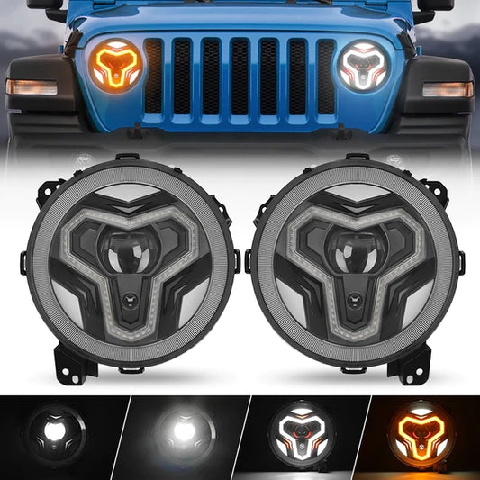 9 inch LED Headlights For Jeep JL JT