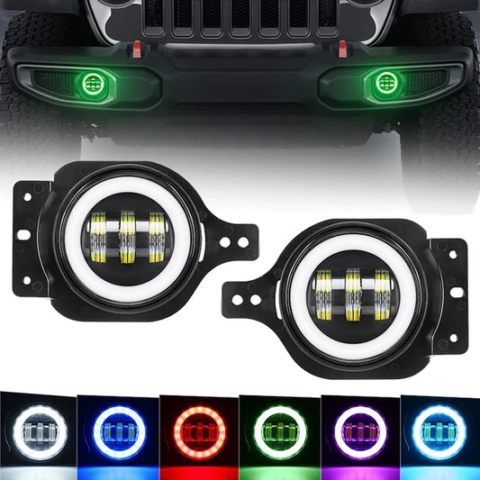 Car-LED-Fog -Lights- For-Jeep-JL JT